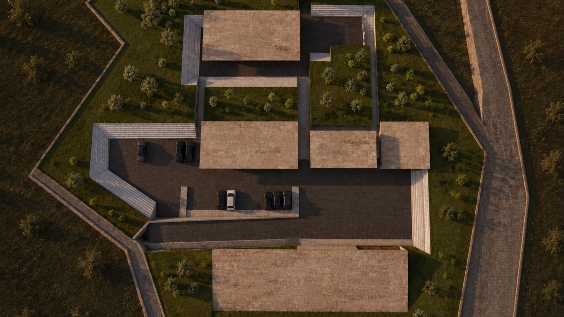 Between Two Fronts, view 2